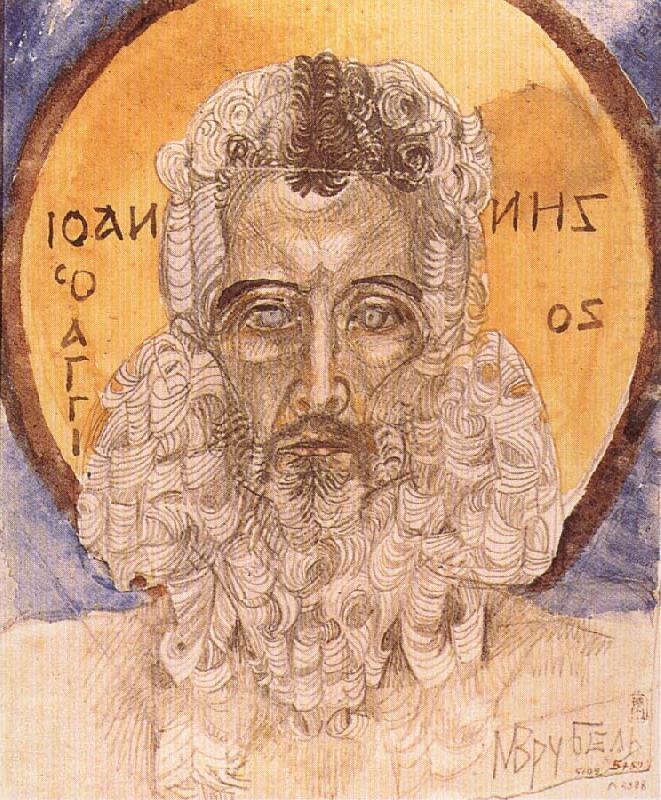 Mikhail Vrubel The head of john the Baptist china oil painting image